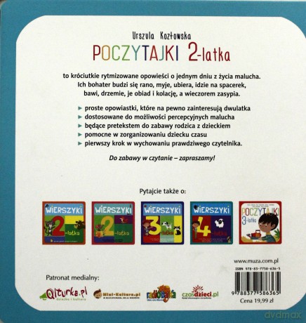 Poczytajki 2-latka - Kozłowska Urszula [KSIĄŻKA]