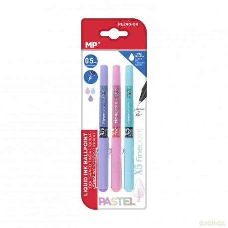Cienkopis 0.5MM 3 kolory pastelowe