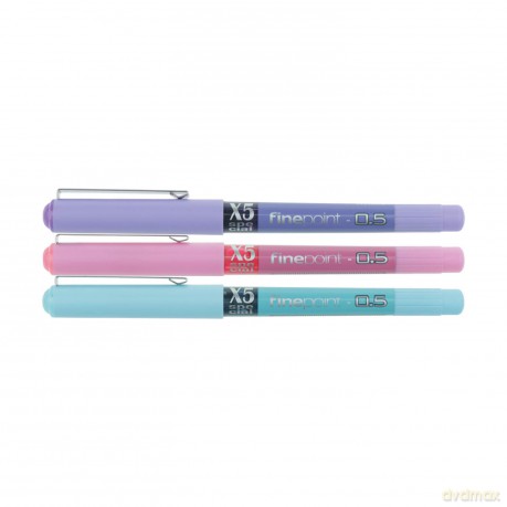 Cienkopis 0.5MM 3 kolory pastelowe