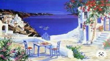 Diamentowa mozaika Greckie patio 30x40cm 1008301
