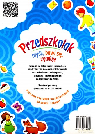 Przedszkolak myśli, bawi się, zgaduje - Kuryjak Joanna [KSIĄŻKA]