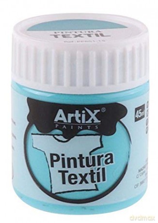 Farba do tkanin 45ml błękitna cyjan