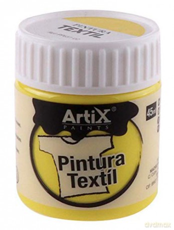 Farba do tkanin 45ml cytrynowo-żółta