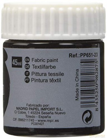 Farba do tkanin 45ml czarna