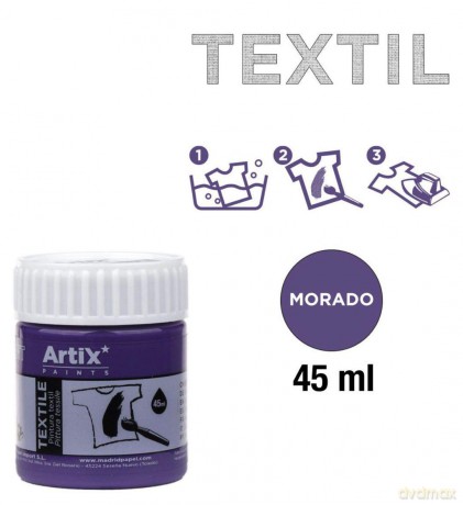 Farba do tkanin 45ml Fioletowa
