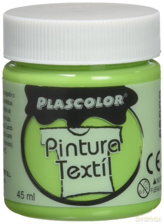 Farba do tkanin 45ml jasnozielona