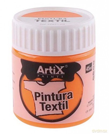 Farba do tkanin 45ml pomarańczowa