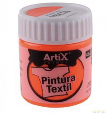 Farba do tkanin 45ml pomarańczowa fluorescencyjna