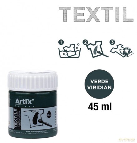 Farba do tkanin 45ml zielona viridian