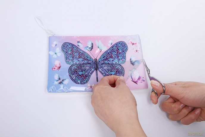 Haft diamentowy Diamond Dotz Piórnik zaszetka Butterfly DTZ14015