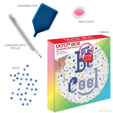 Haft diamentowy Diamond Dotz, Dotz box Diamentowa mozaika Be cool DBX011