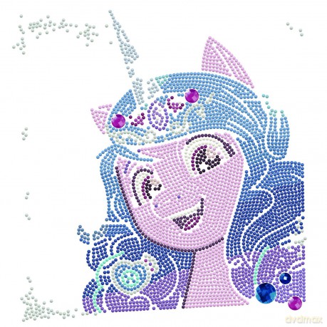 Haft diamentowy Diamond Dotz, Dotz box Diamentowa mozaika Izzy Moonbow DBX091