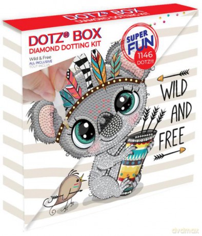 Haft diamentowy Diamond Dotz, Dotz box Diamentowa mozaika Wild and free DBX026