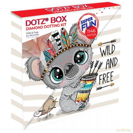 Haft diamentowy Diamond Dotz, Dotz box Diamentowa mozaika Wild and free DBX026