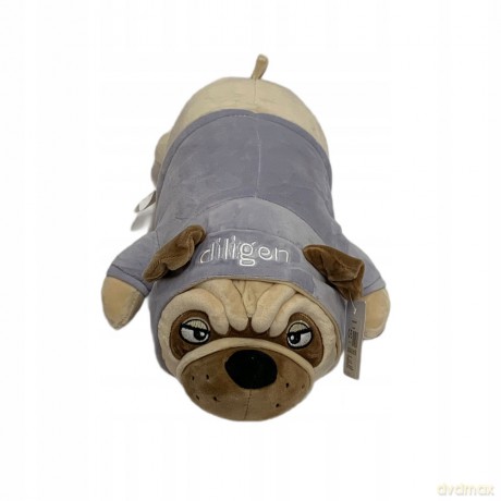 Maskotka Mops leżący 50cm 1009386