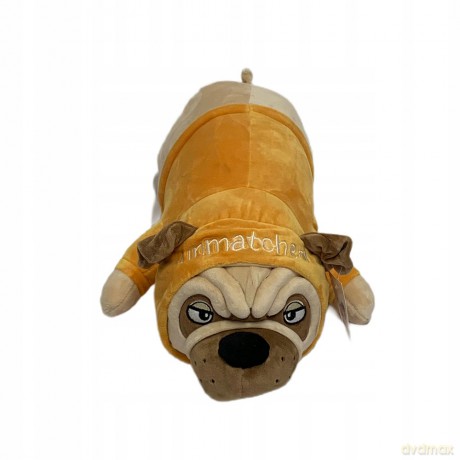 Maskotka Mops leżący 50cm 1009386
