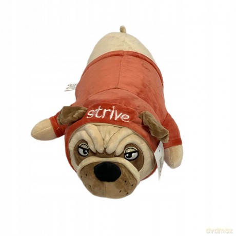 Maskotka Mops leżący 50cm 1009386