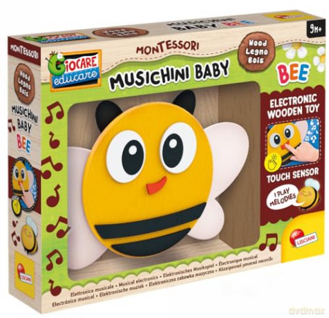 Montessori wood Muzyczna pszczoła Lisciani