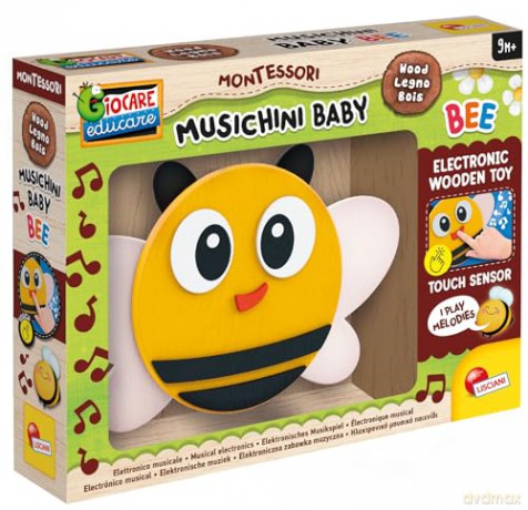 Montessori wood Muzyczna pszczoła Lisciani