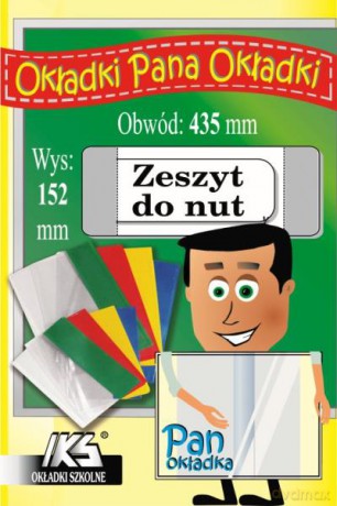 Okładka na zeszyt do nut wys. 152mm x obw. 435mm IKS