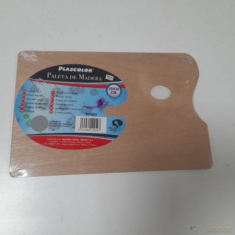 Paleta malarska prostokątna drewniana 200x300mm