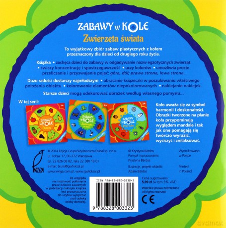 Zabawy w kole. Zwierzęta świata - Bardos Krystyna [KSIĄŻKA]