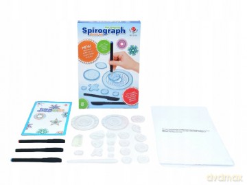Spirograf zestaw z 3-ma długopisami 1009890