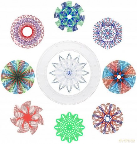 Spirograf zestaw z 3-ma długopisami 1009890