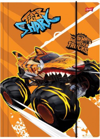 Teczka z gumką A4 300g/m2 Hot Wheels mkmo