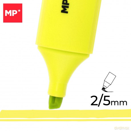 Zakreślacz fluorescencyjny żółty 2.0/5.0mm