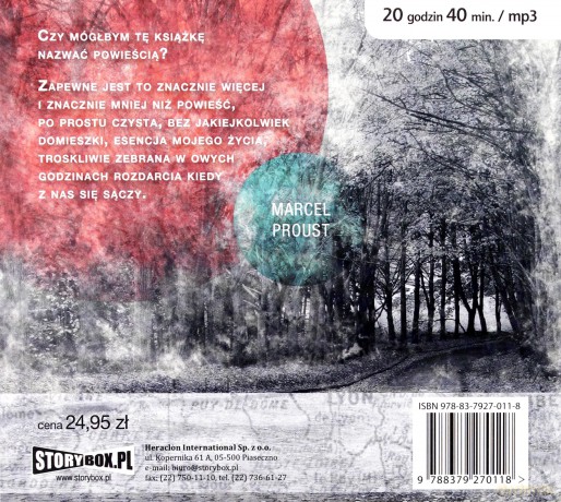 W poszukiwaniu straconego czasu I. W stronę Swanna - Marcel Proust [AUDIOBOOK] [CD-MP3]  