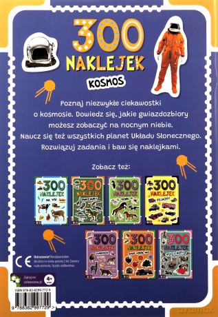 300 naklejek. Kosmos [KSIĄŻKA]