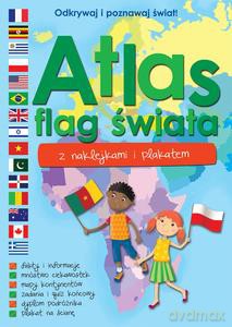 Atlas flag świata z naklejkami i plakatem [KSIĄŻKA]