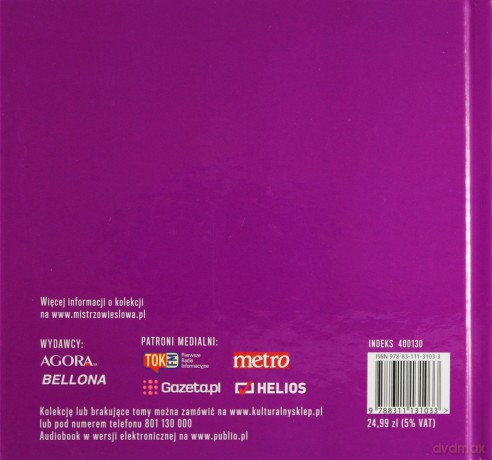 Mistrzowie Słowa III: 11 Jolanta Fraszyńska: Ania z Zielonego Wzgórza - Lucy Maud Montgomery (digibook) [AUDIOBOOK] [CD]