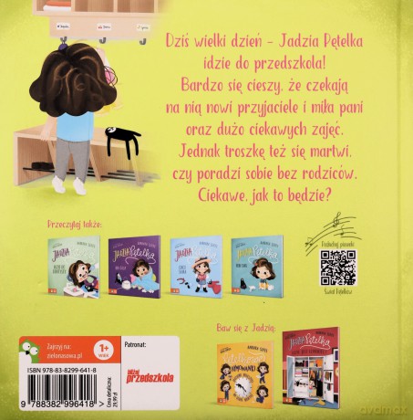 Jadzia Pętelka idzie do przedszkola - Barbara Supeł [KSIĄŻKA]