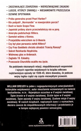 Niewyjaśnione tajemnice II wojny światowej (pocket) - William Breuer [KSIĄŻKA]