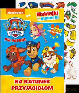 Psi Patrol. Naklejki na numerki. Na ratunek przyjaciołom! [KSIĄŻKA]