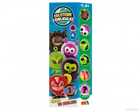 Odlotowe Coolkulki - 6 kulek + 6 ubranek - totem box zielony [FIGURKA]