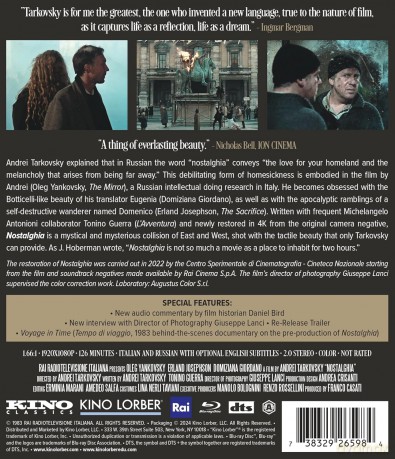 Nostalghia (Nostalgia) [Blu-Ray]