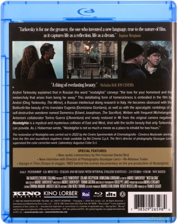 Nostalghia (Nostalgia) [Blu-Ray]