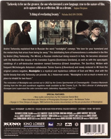 Nostalghia (Nostalgia) [Blu-Ray]