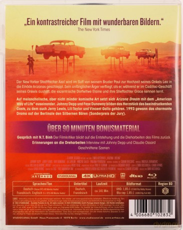 Arizona Dream [Blu-Ray 4K]+[Blu-Ray]