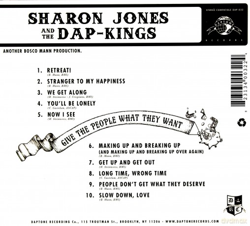 Sharon Jones and The Dap-Kings: Give The People What They Want [CD]