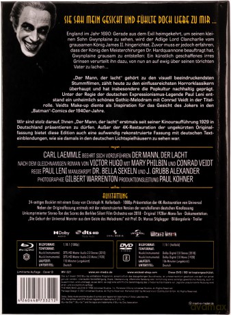 The Man Who Laughs (Człowiek śmiechu) [2xBlu-Ray]+[2xDVD]