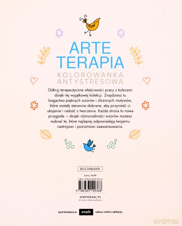 Arteterapia. Kolorowanka antystresowa [KSIĄŻKA]