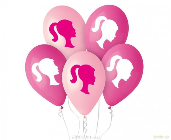 Balony Premium My Pink World z kucykiem 30cm 5szt