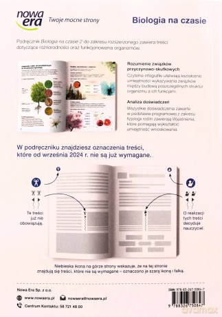 Biologia LO 2 Biologia na czasie Podręcznik zakres rozszerzony - Marek Guzik, Ryszard Kozik, Władysław Zamachowski [KSIĄŻKA]