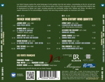Les Vents Francais (Incl. Emmanuel Pahud): Wind Quintets [2CD]
