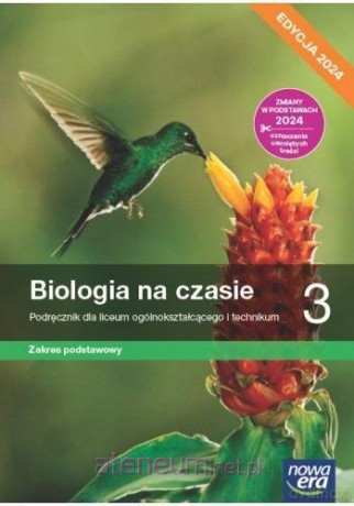 Biologia LO 3 Biologia na czasie Podręcznik zakres podstawowy - Jolanta Holeczek [KSIĄŻKA]
