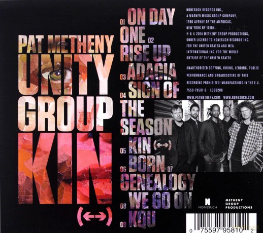 Pat Metheny Unity Group: Kin (ecopack) [CD]